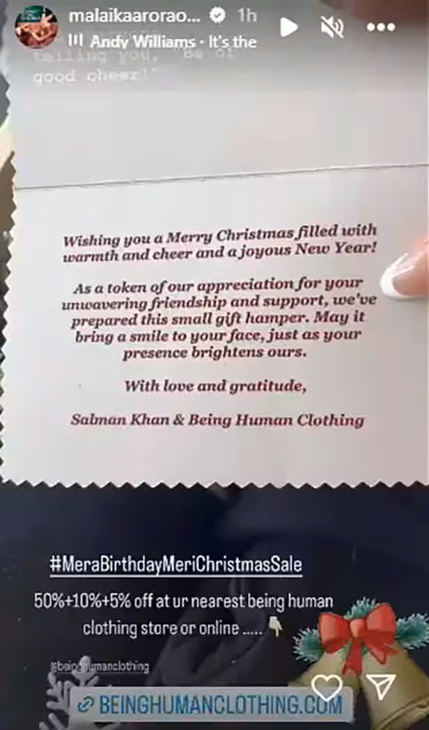 Amid Arbaaz Khan's Marriage To Sshura Khan; Salman Khan Sends A Christmas Present To Malaika Arora.