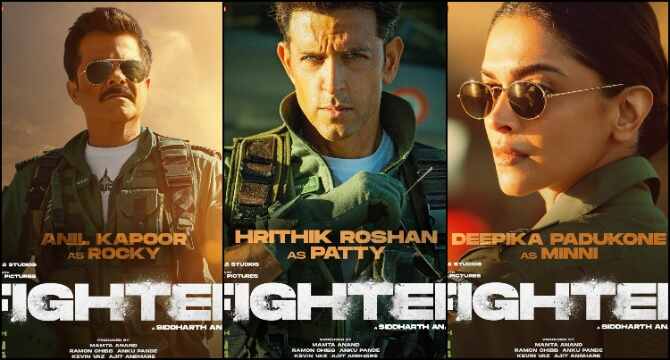 Fighter First Look Poster – Hrithik Roshan, Deepika Padukone and Anil Kapoor