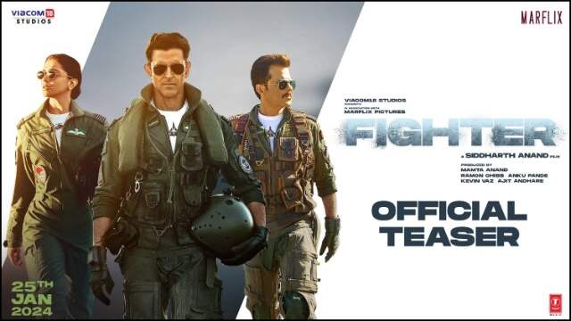 Fighter Official Teaser | Hrithik Roshan | Deepika Padukone | In Cinemas 25 January 2024