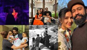 Shahid Kapoor, Kajol, and Katrina Kaif wish fans and share a taste of how they spent their New Year's celebration. Look at posts