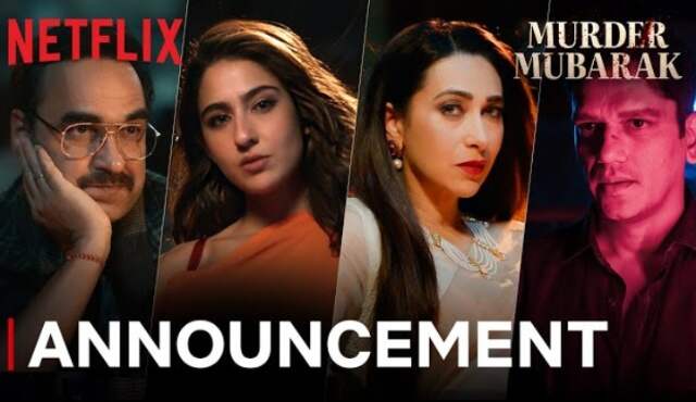 Murder Mubarak | Announcement | Pankaj Tripathi, Sara Ali Khan, Vijay Varma